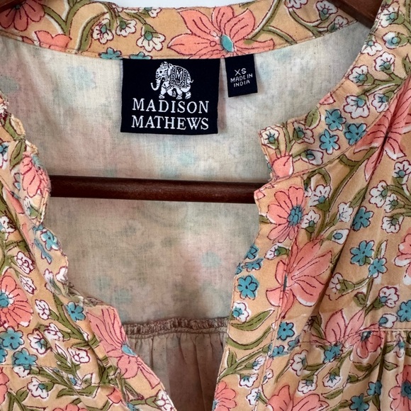 Madison Matthews Floral Midi - Picture 2 of 2